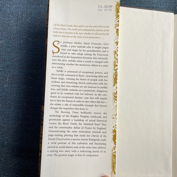 The Burning Times - Jeanne Kalogridis. Historical fiction. Medieval France. - Picture 3 of 9